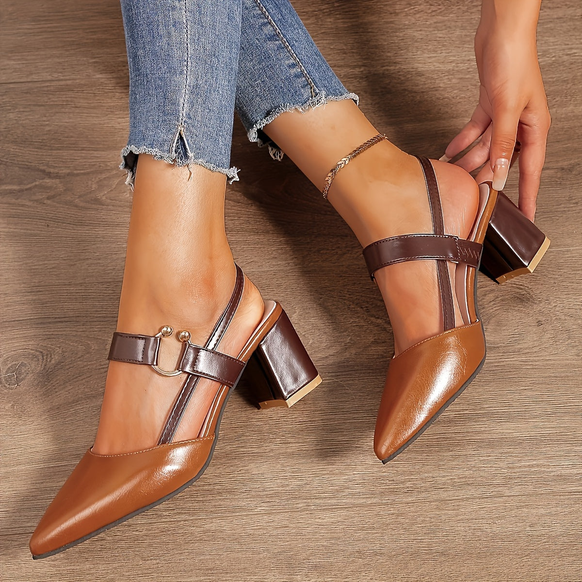 Claudette™ – Elegant and Comfortable Strappy Heels