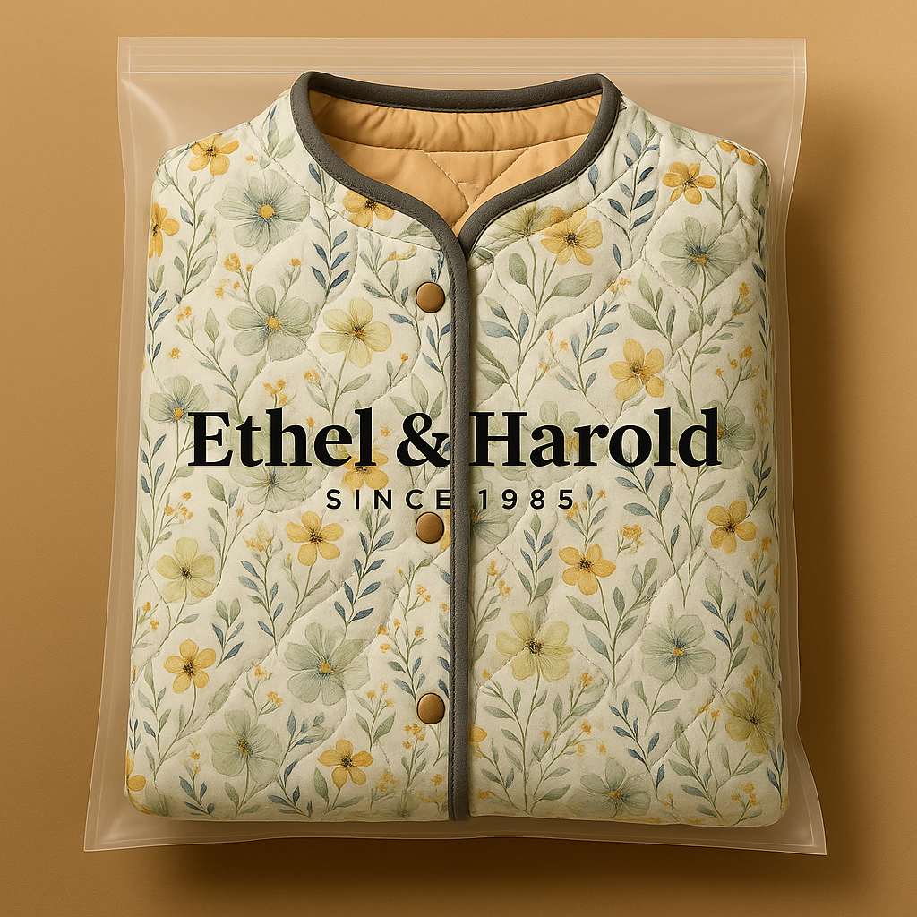 Elle | Vintage Floral Art Print Jacket for Women
