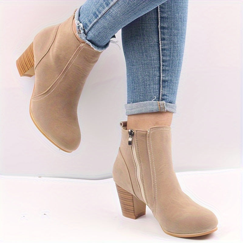 Maryline™ – Stable Heel Ankle Boots for Long-Lasting Comfort