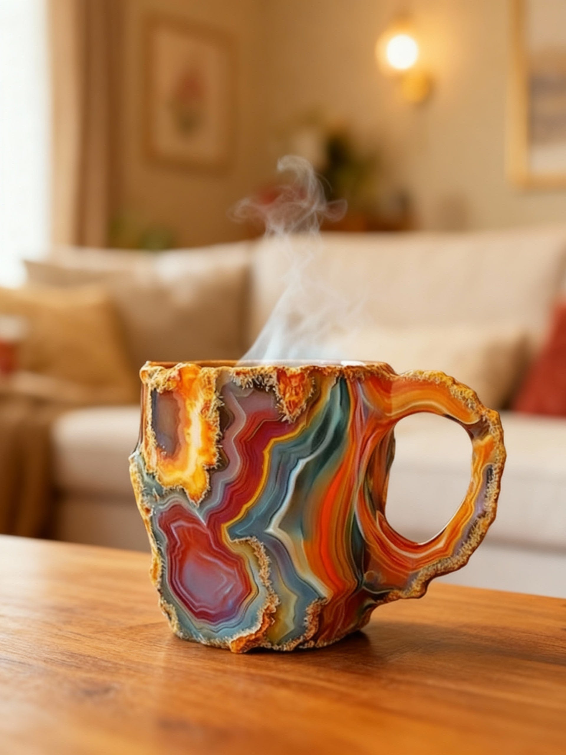 AURA | MULTICOLOR CRYSTAL STONE CUP