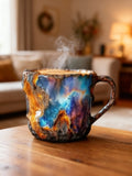COSMOS | EMBER-BLUE GEODE COFFEE CUP