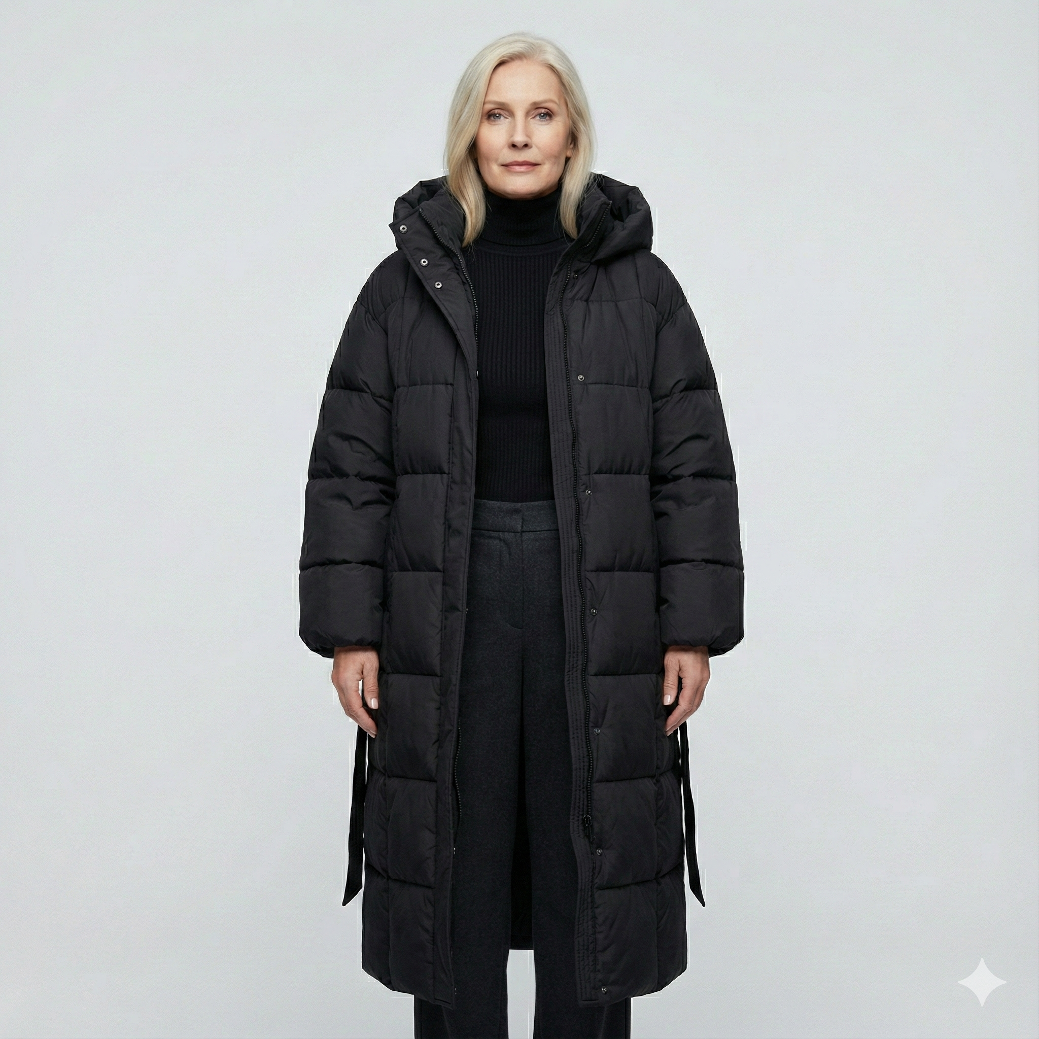 MATILDA | LONG BELTED PUFFER COAT