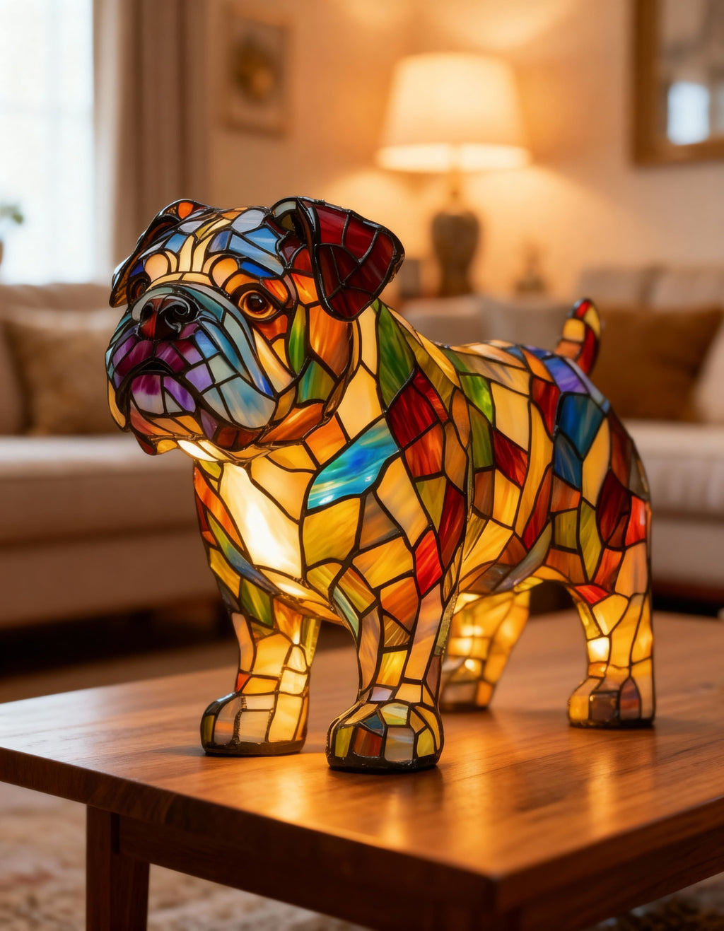 LUMIBULLDOG | VIBRANT STAINED LAMP
