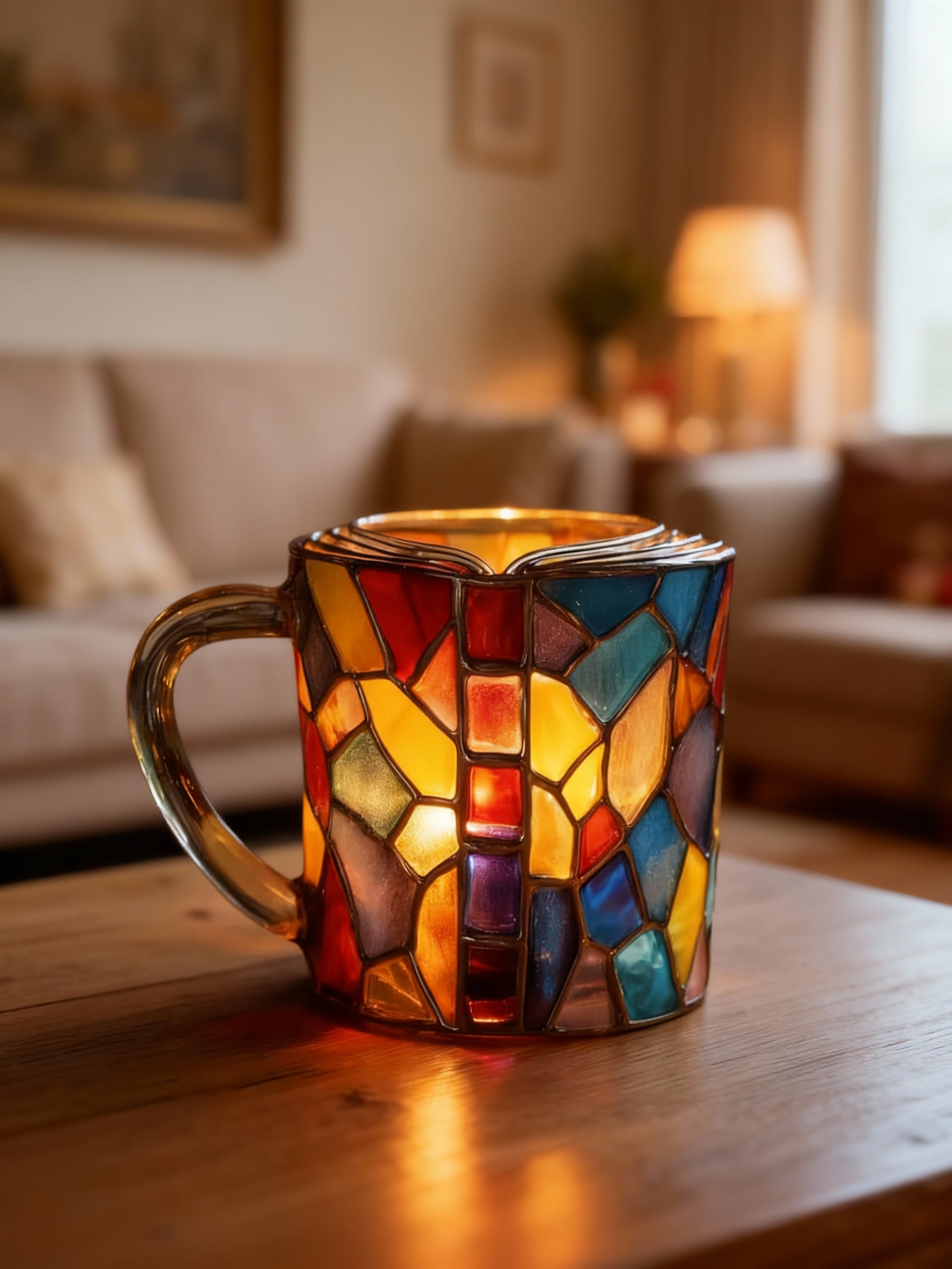 LUMINORA | COLORBURST GLASS MUG