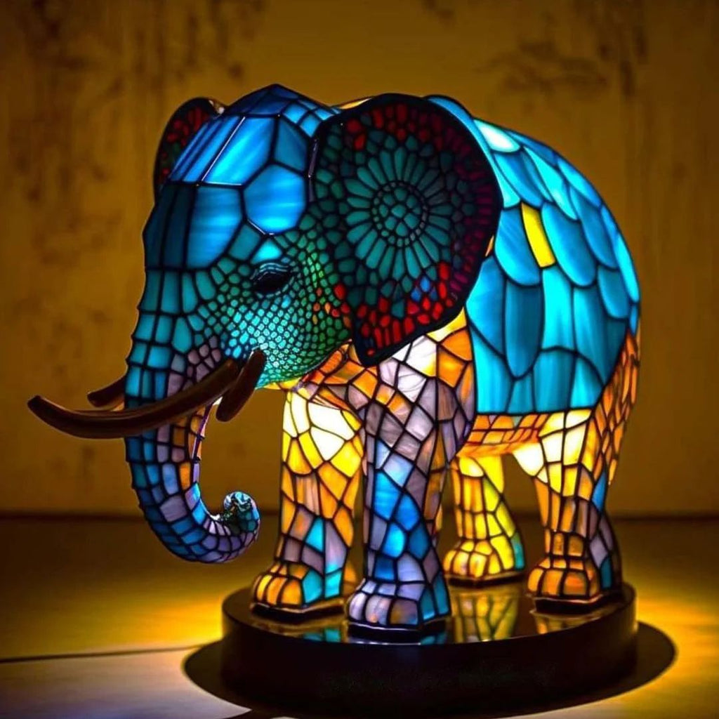 ELEGLOW | VIBRANT STAINED ELEPHANT
