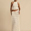 WENDY -  Halter Top and Skirt Set