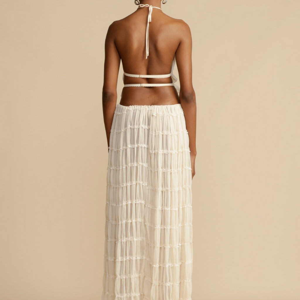 WENDY -  Halter Top and Skirt Set