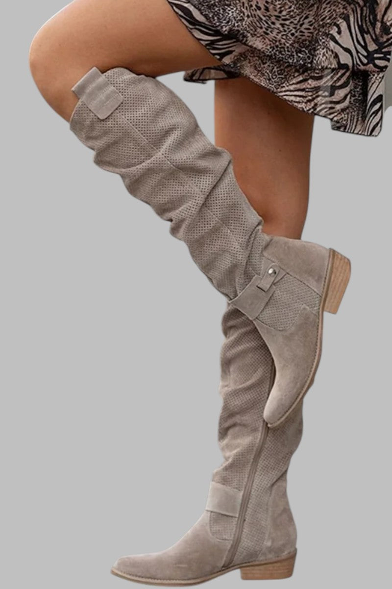 Noelle | Suede Boots