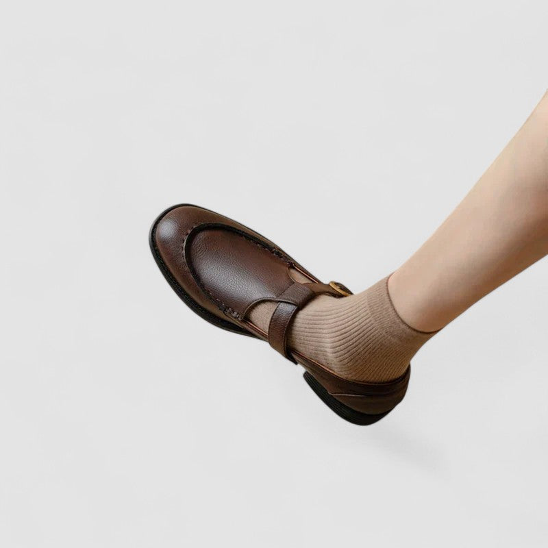 Shaikha | Orthopedic Square-Toe Mary Jane Shoes