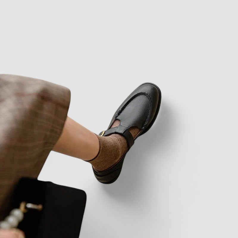 Shaikha | Orthopedic Square-Toe Mary Jane Shoes