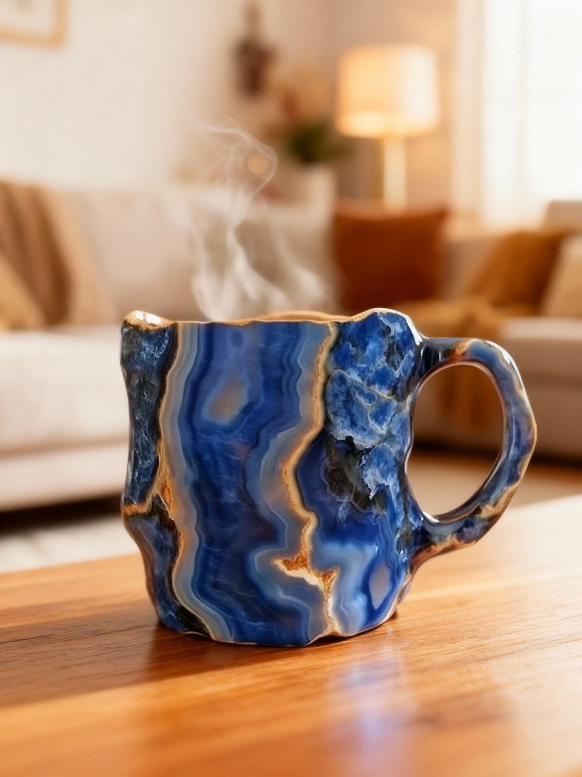 SAPPHIRE | DEEP OCEAN GEODE MUG