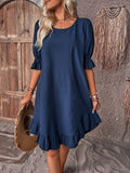 Rosette | Pleated Sleeve Dress
