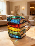 TALEVRA | COLORFUL BOOK STACK MUG