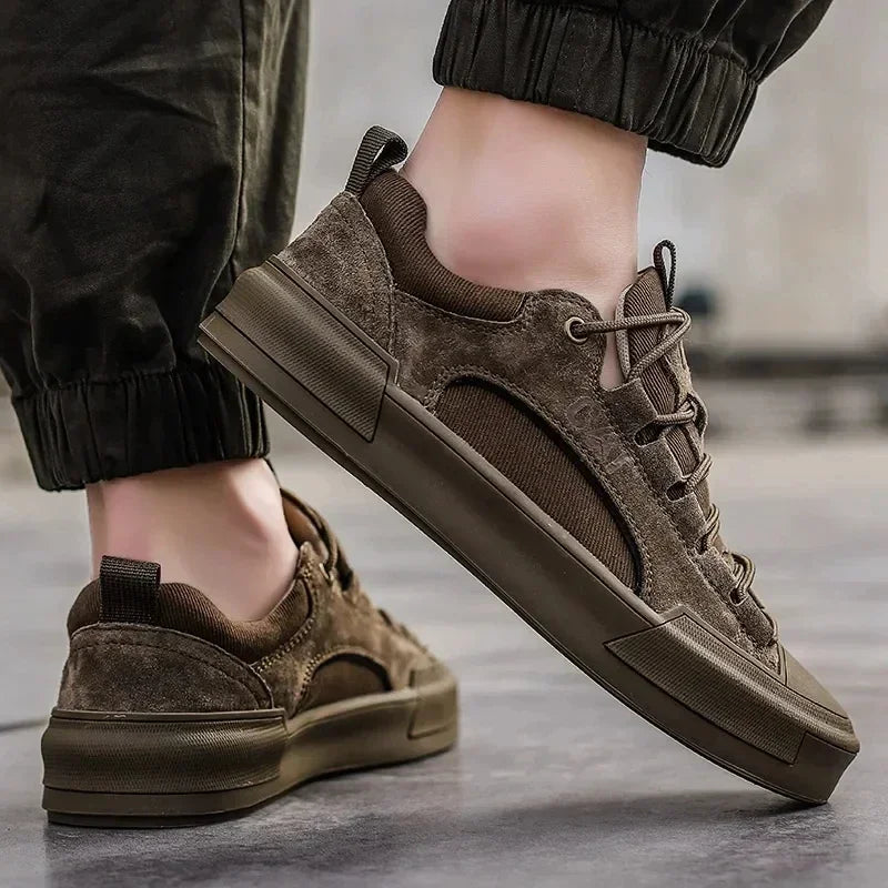 UrbanEdge - Leather Sneakers