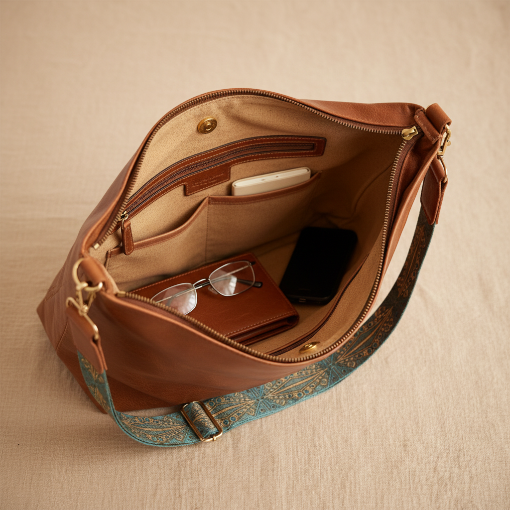 Tamar Bolso de piel vintage