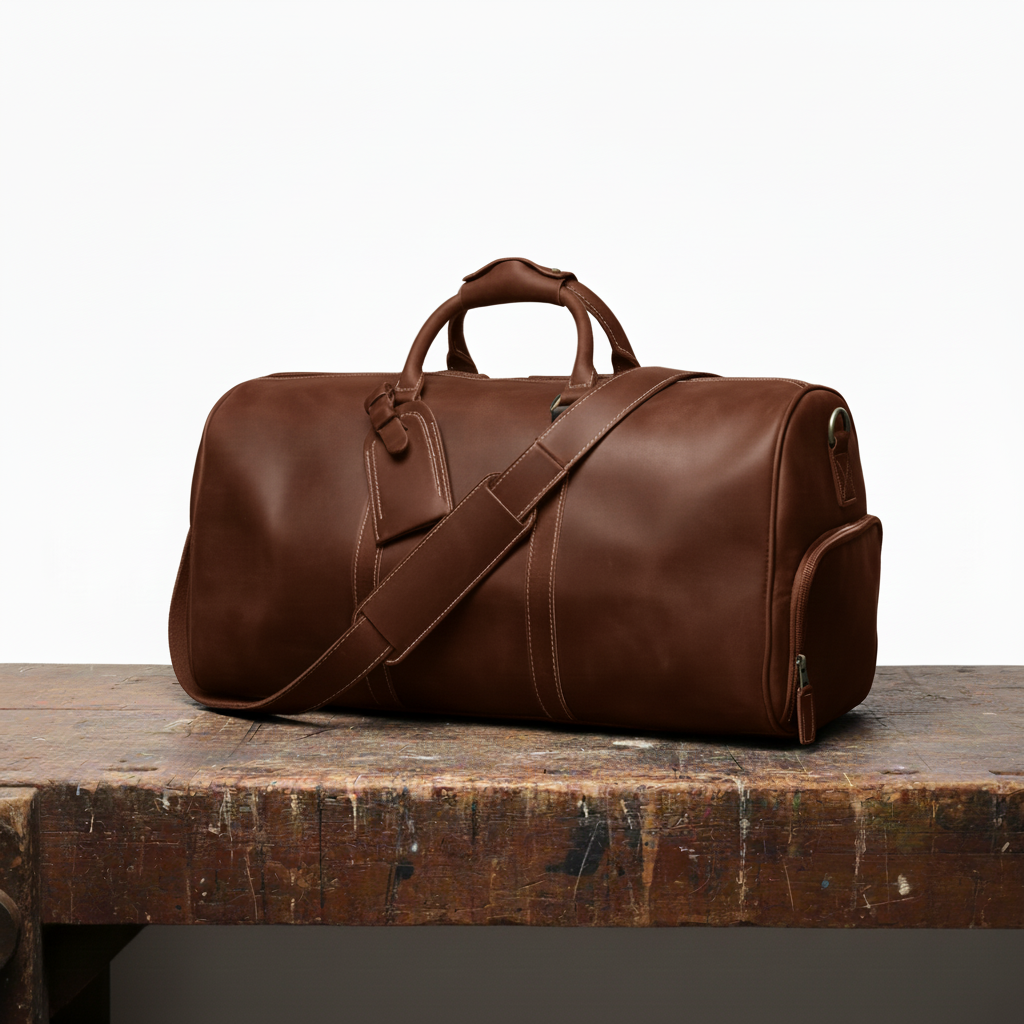 Montgomery Bolso de viaje de cuero