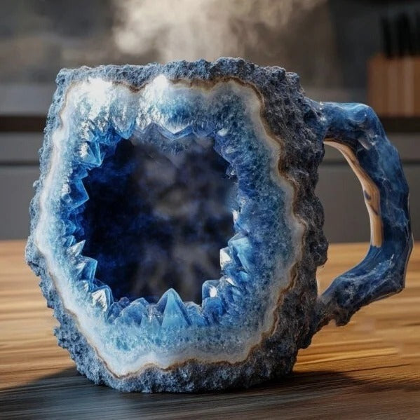 CAVERN | HOLLOW BLUE AGATE CUP