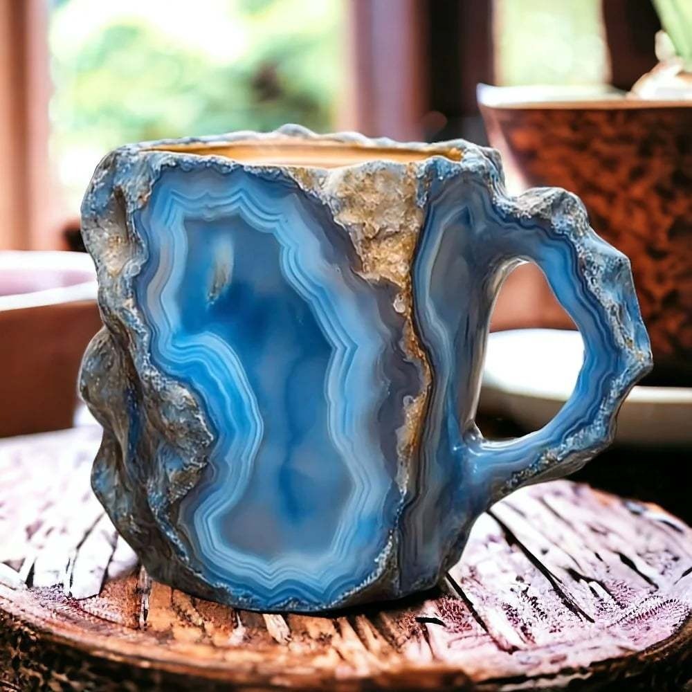  CRYSTAL | BLUE GEODE COFFEE MUG