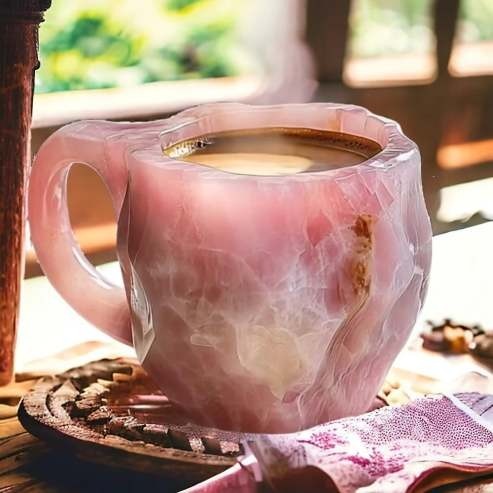 BLUSH | ROSE QUARTZ CRYSTAL MUG