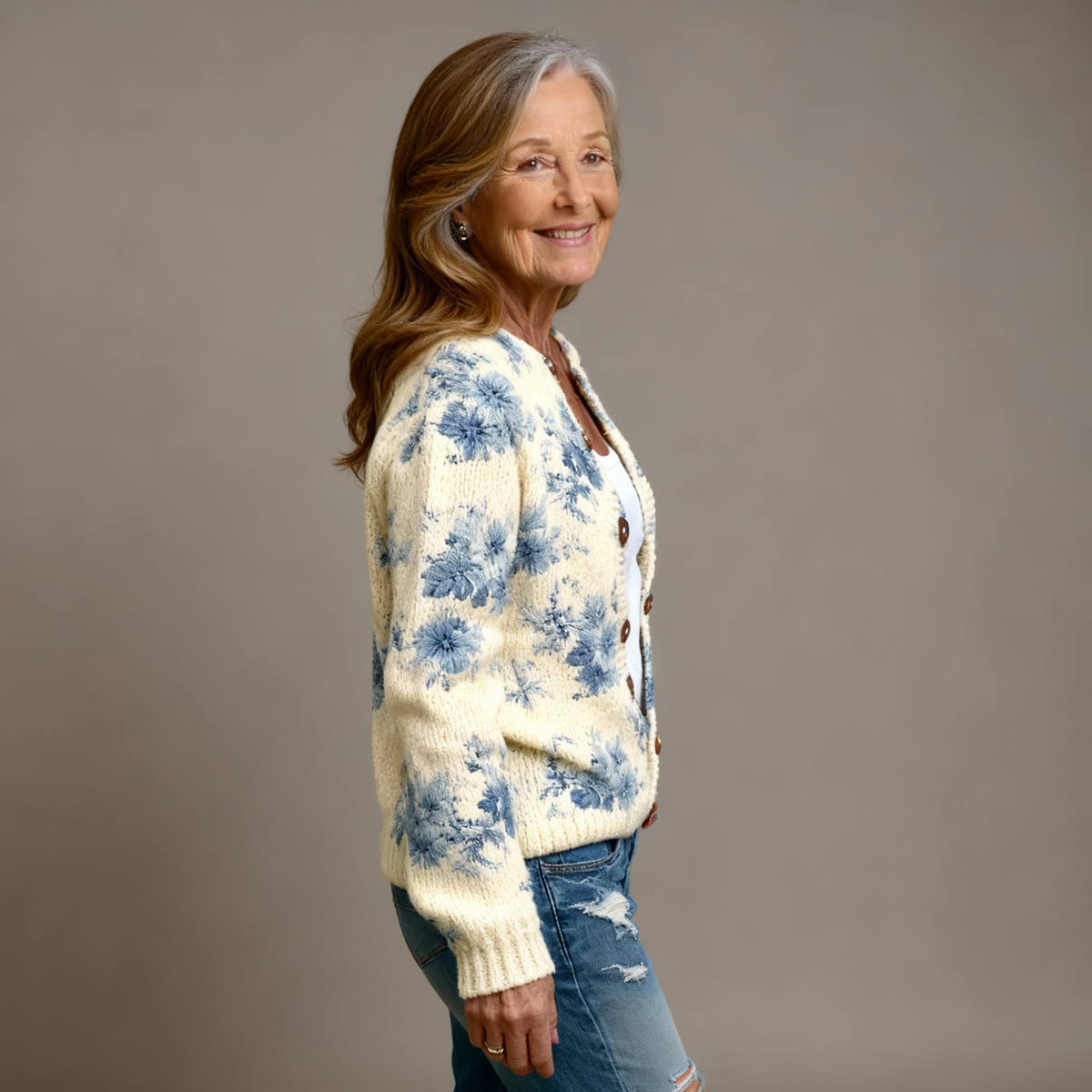 CIARÁN | FLORAL ART CARDIGAN