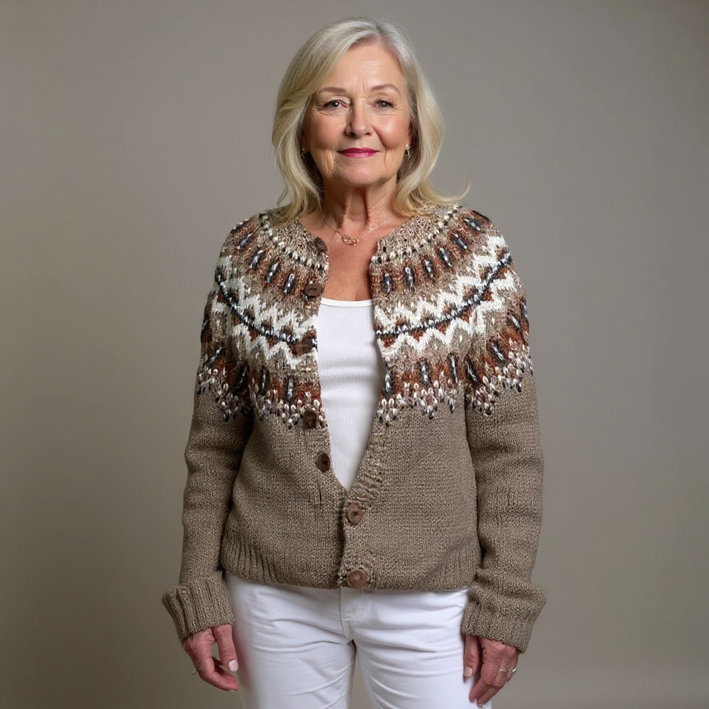 Ethel & Harold - Classic Icelandic Wool Vintage Cardigan