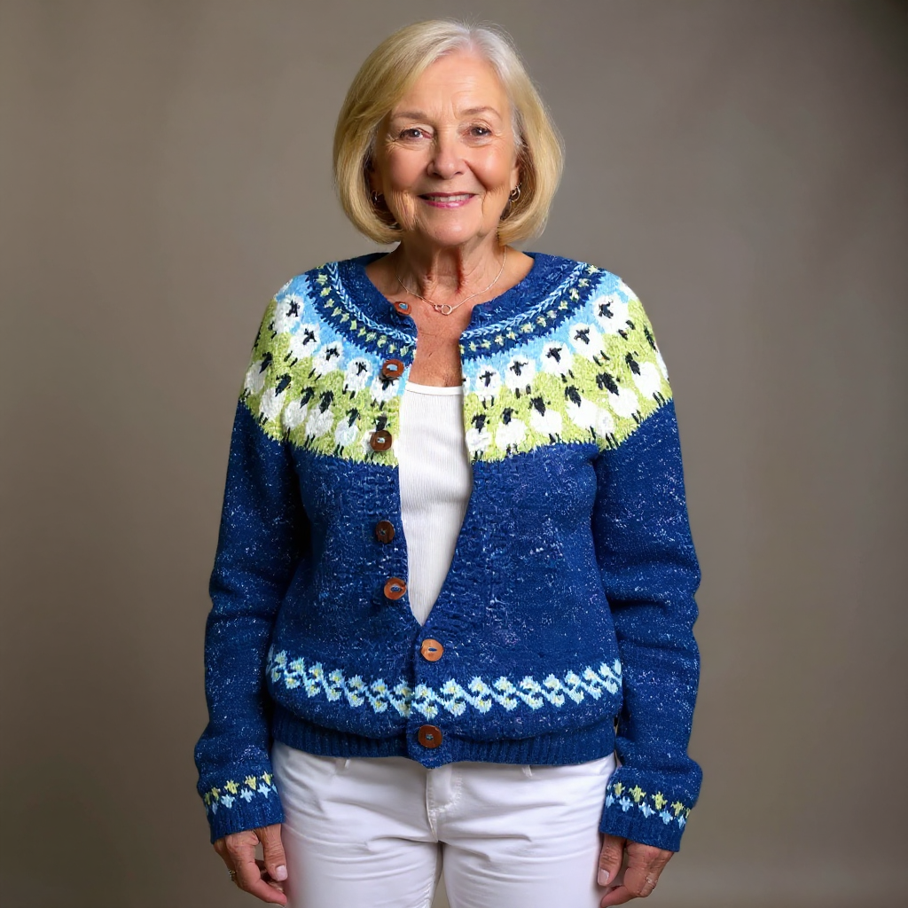 Ethel & Harold - Classic Icelandic Wool Cardigan