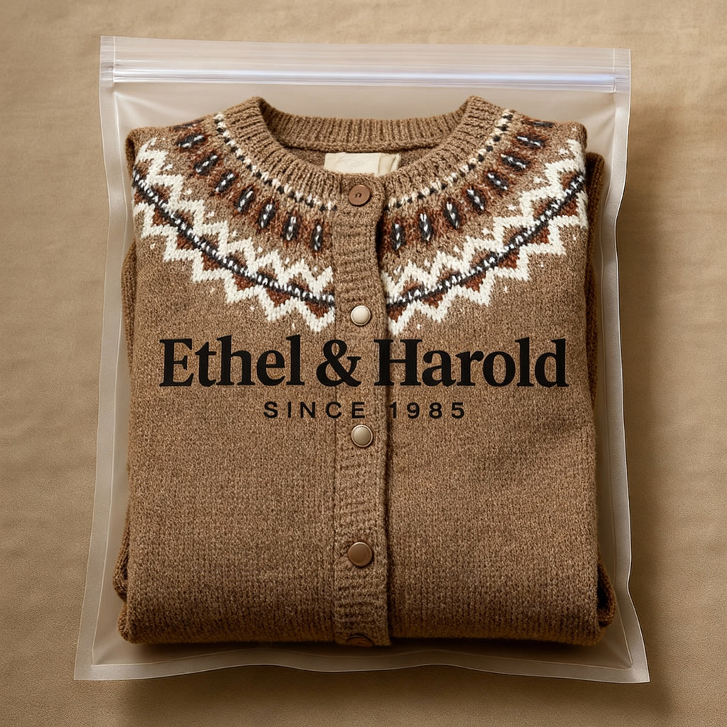 Ethel & Harold - Classic Icelandic Wool Vintage Cardigan
