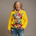 BREANNA | ART PRINTED CARDIGAN