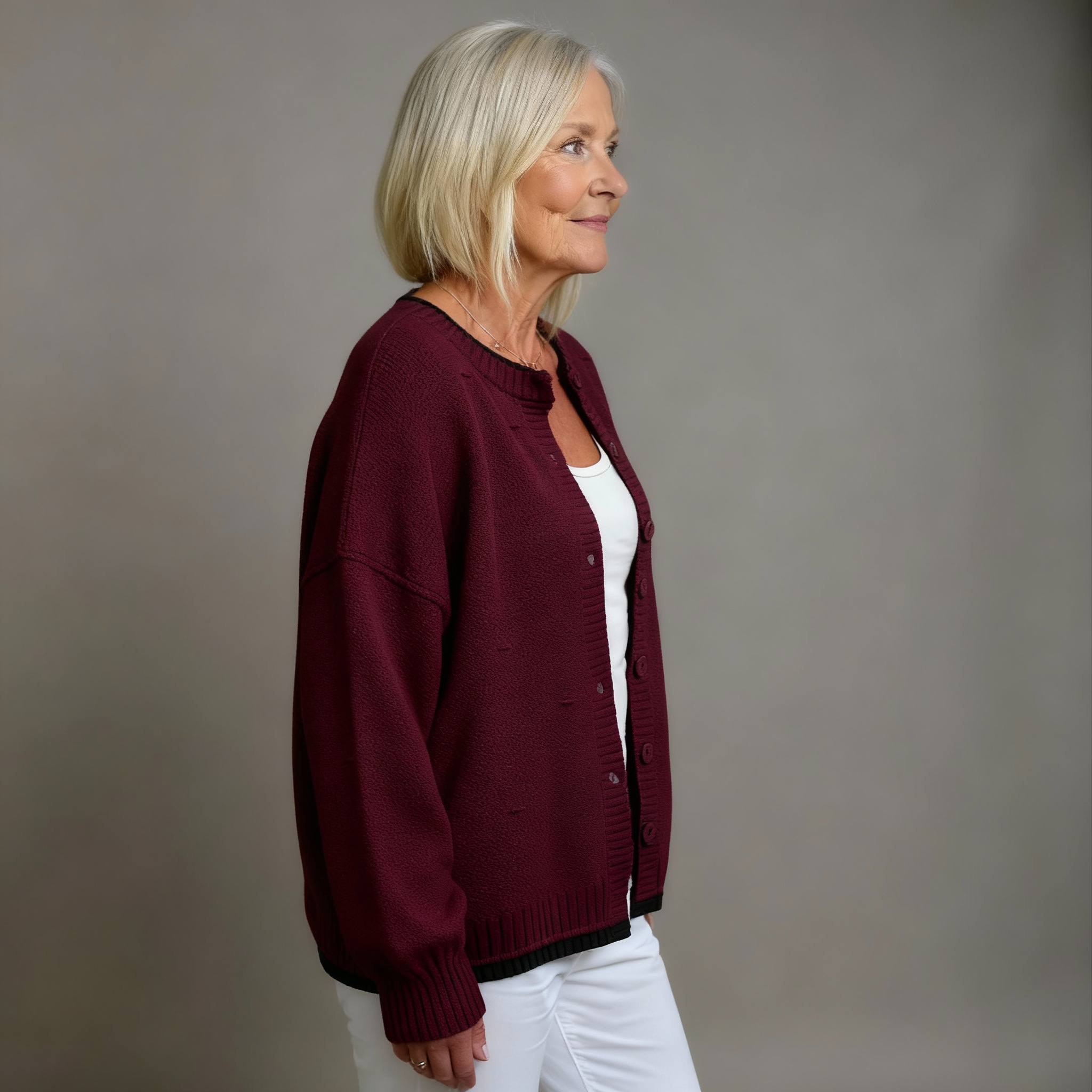 THE ISOLDE | TEXTURED CARDIGAN