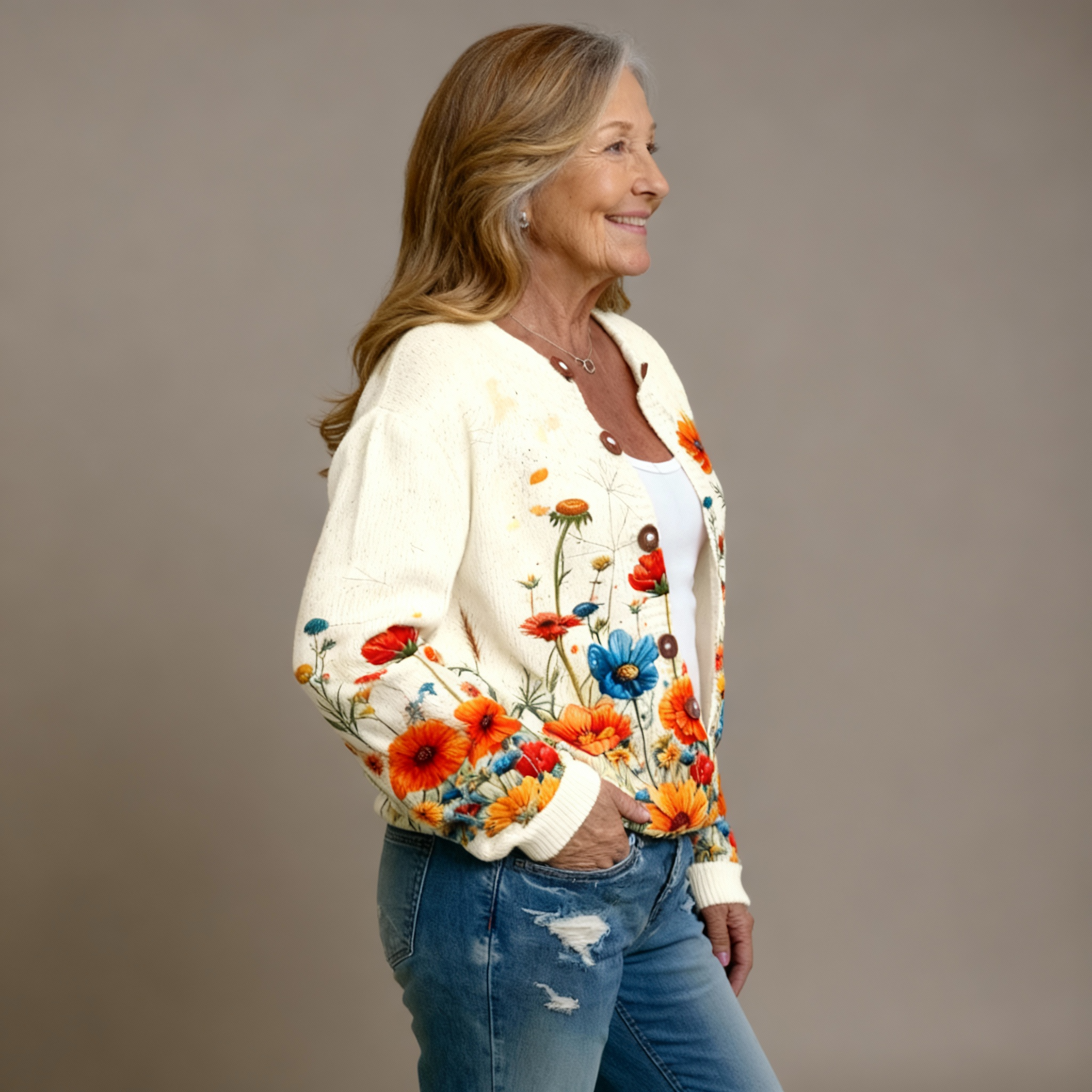 DERVLA | VINTAGE FLOWER CARDIGAN