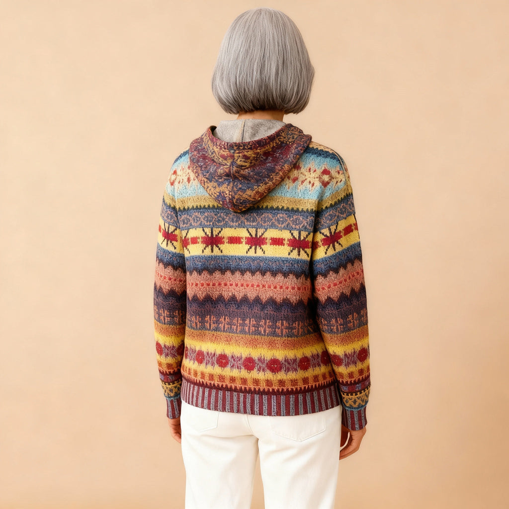Gaby | Ethnic Retro Hoodie