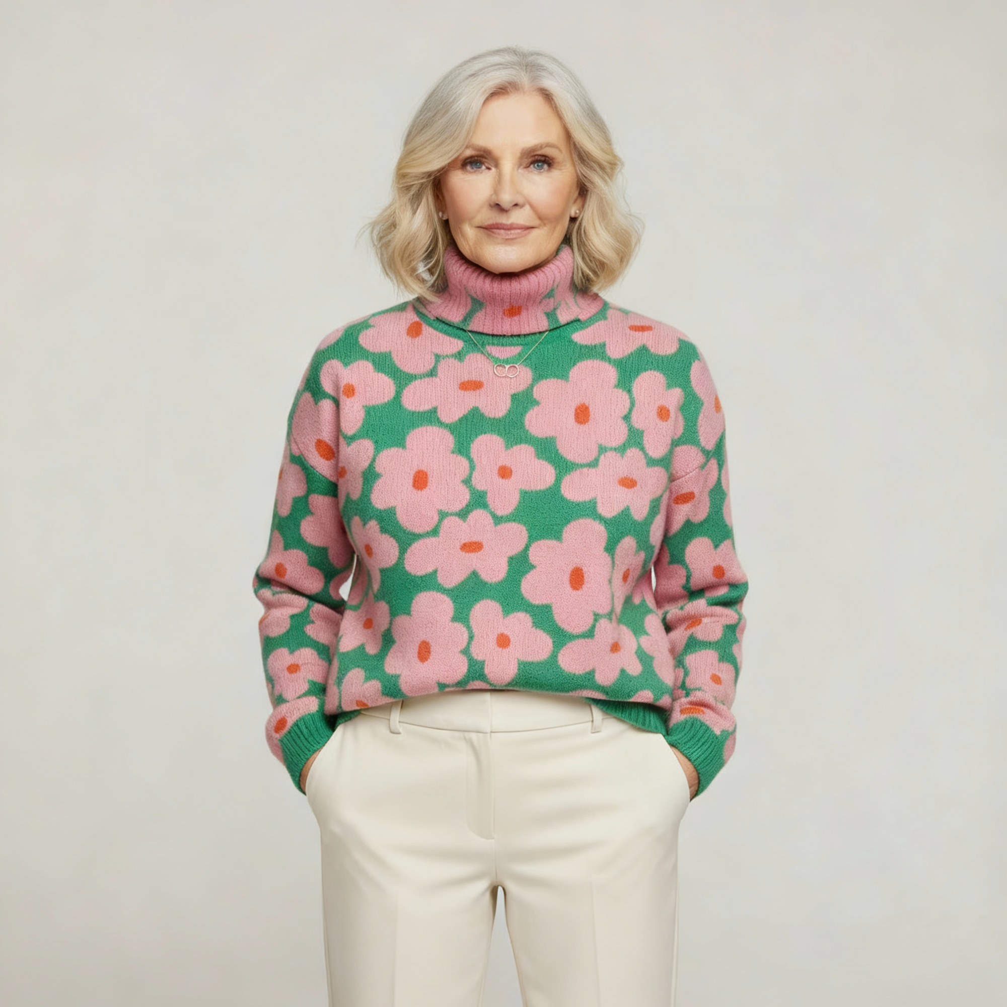 Festive Christmas Tree Knit Sweater