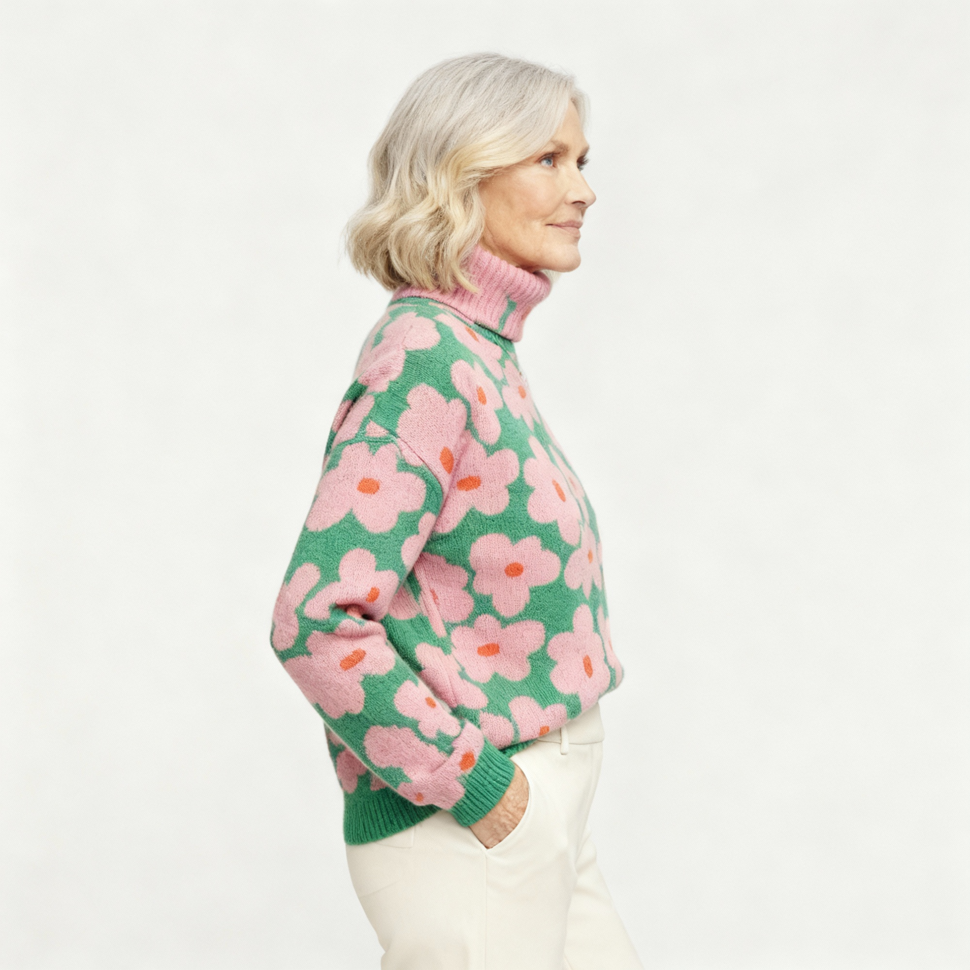 Festive Christmas Tree Knit Sweater