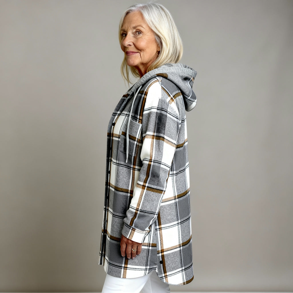 Martina™ | Women's Mesh Button Placket Jacket