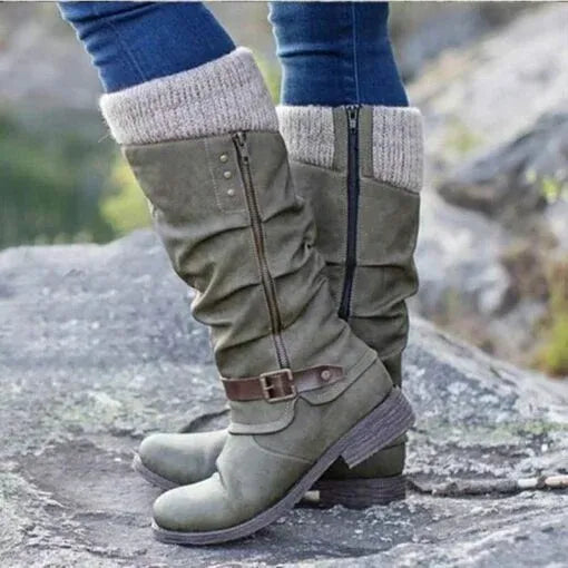 Zymara | Ankle Boots With Side Zipper